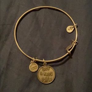 Alex and Ani live a happy life bracelet